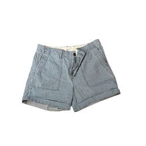 Pin stripe blue and white shorts